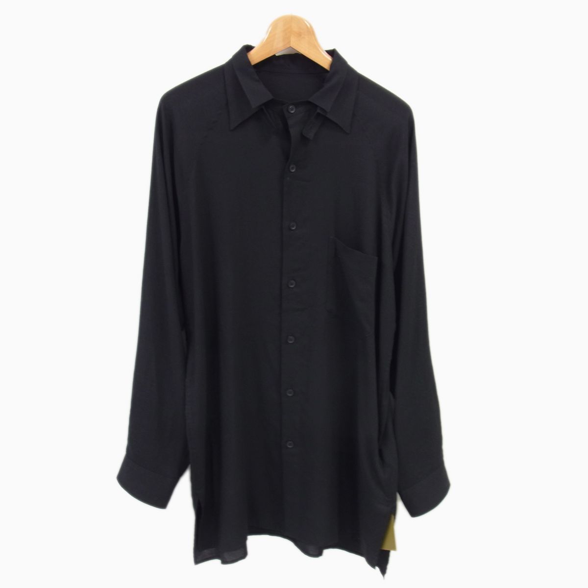 新品◇Yohji Yamamoto POUR HOMME 2重襟 レイヤード ロング ドレス