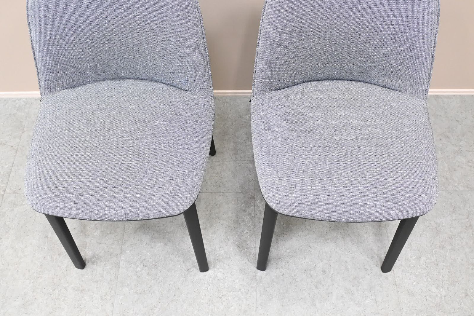 ☆展示極美品☆vitra. ヴィトラ ダイニングチェア2脚セット Softshell
