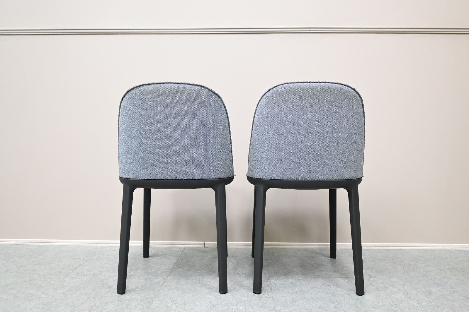 ☆展示極美品☆vitra. ヴィトラ ダイニングチェア2脚セット Softshell