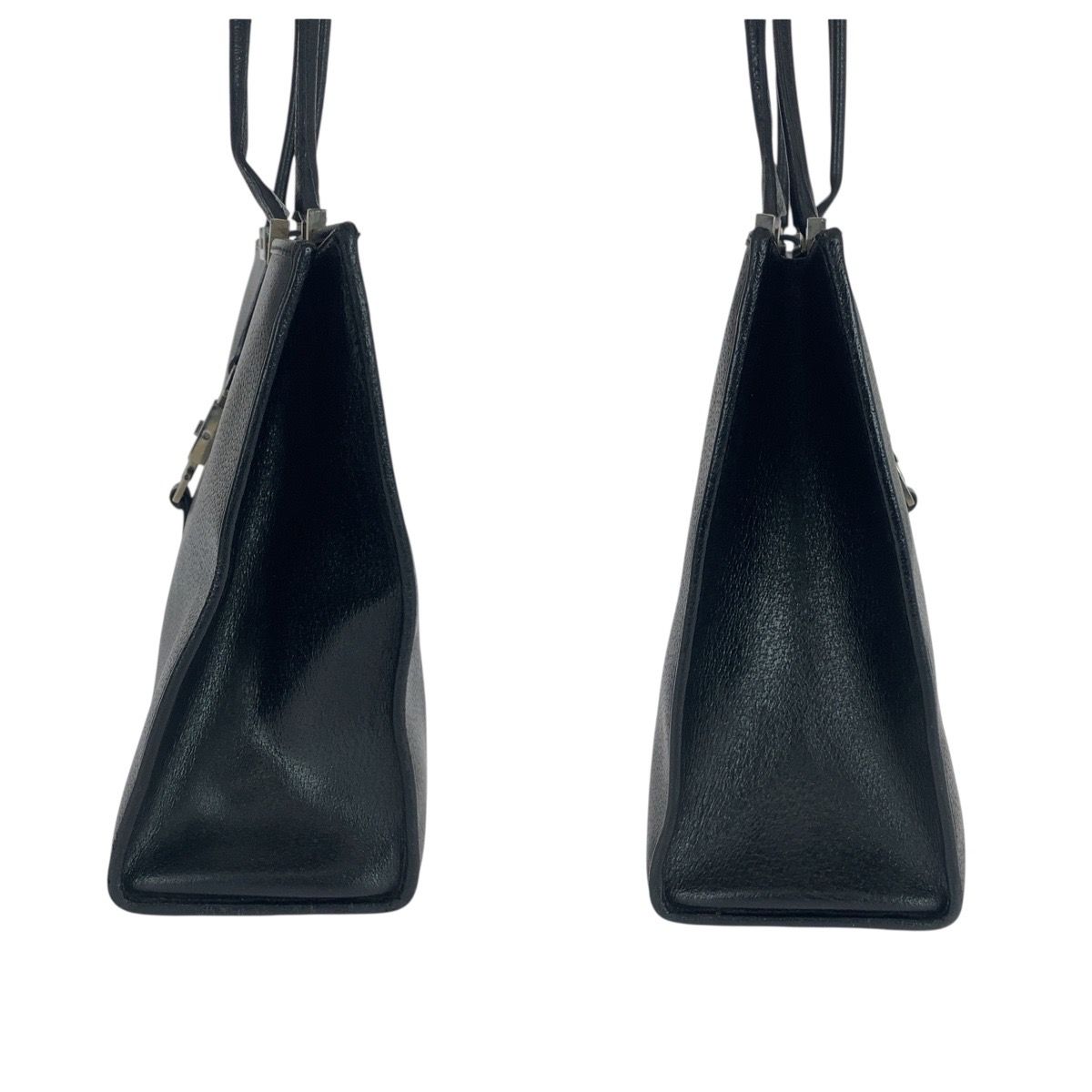 GUCCI グッチ ジャッキー ブラック 黒 シルバー金具 レザー 002 1074