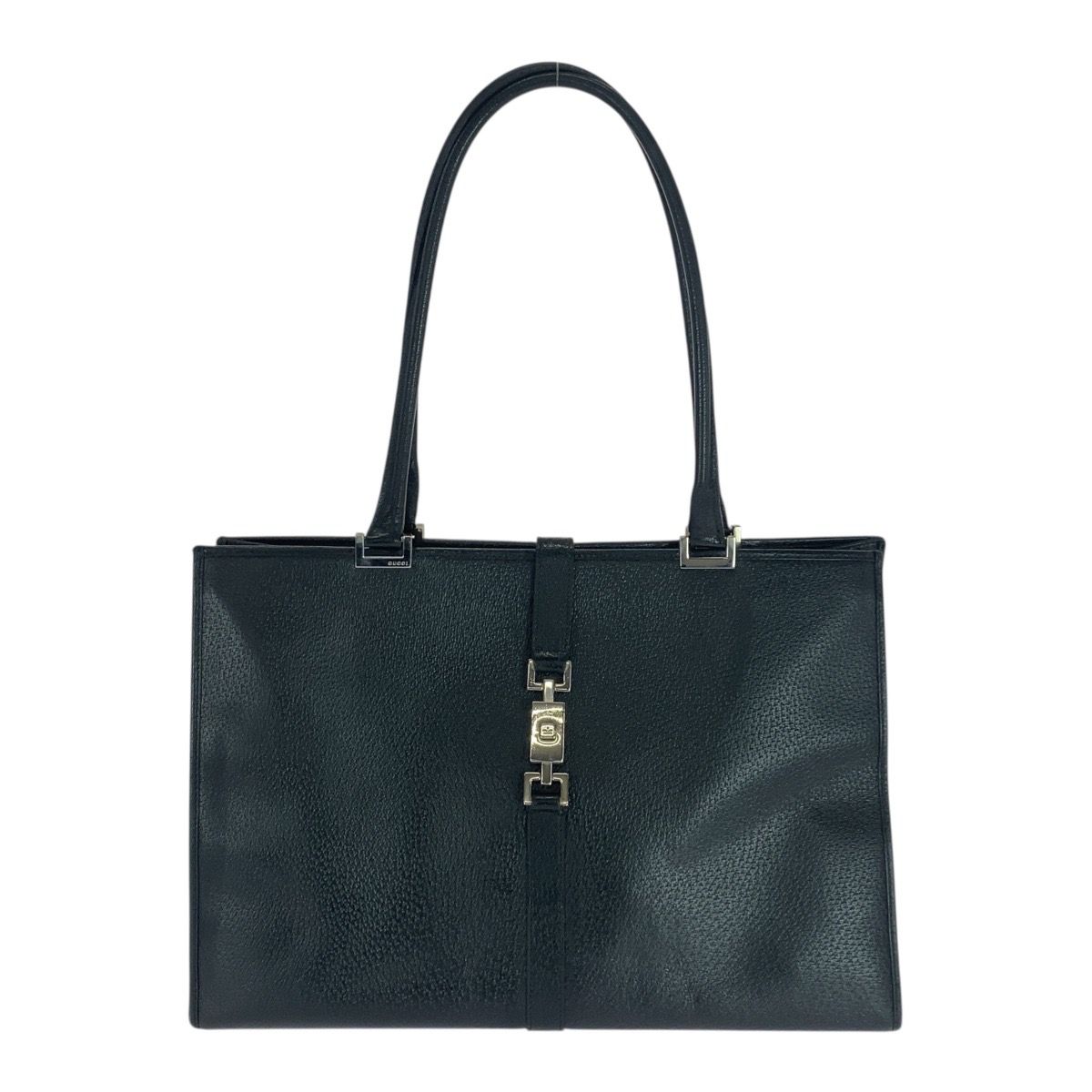 GUCCI グッチ ジャッキー ブラック 黒 シルバー金具 レザー 002 1074