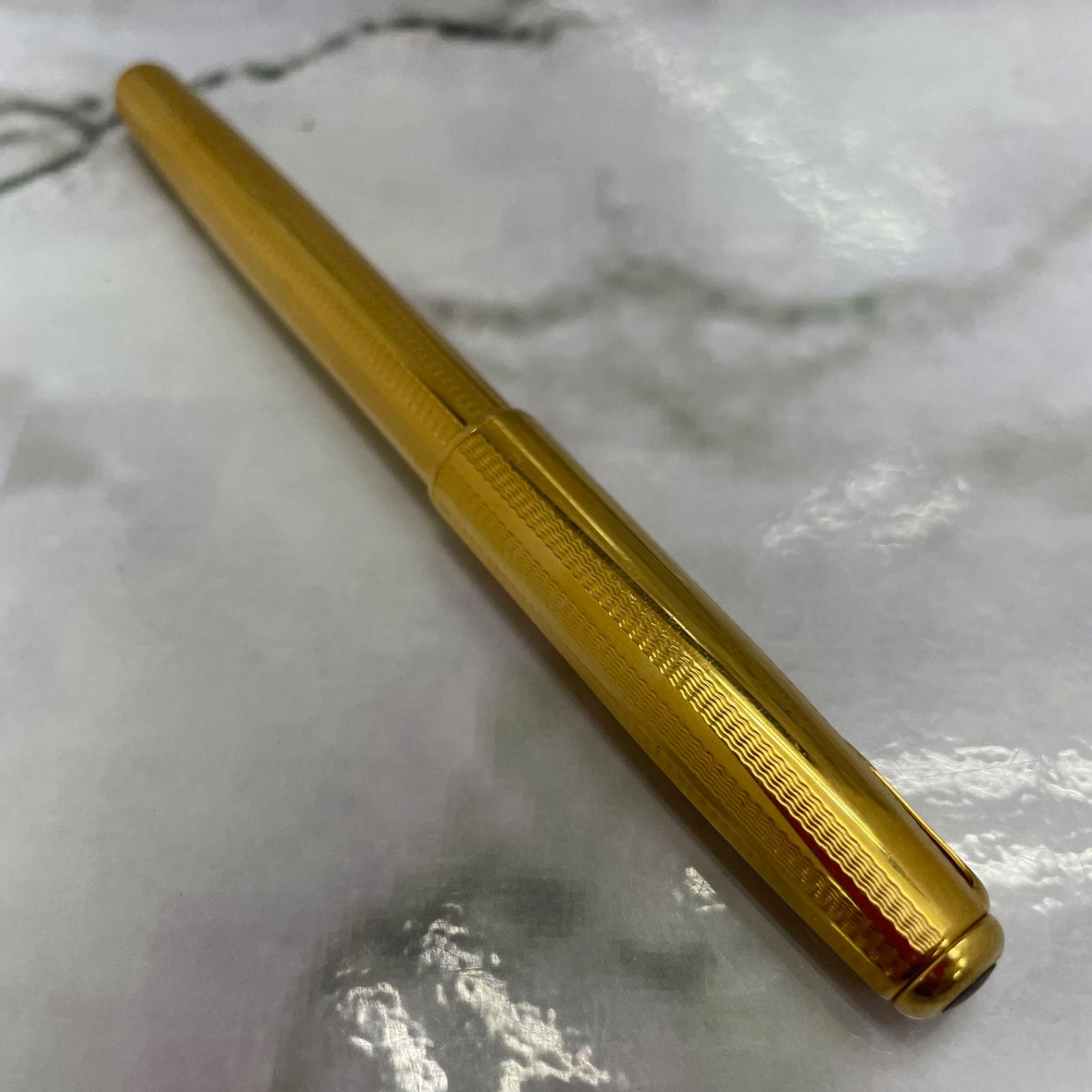 中古品】 PARKER パーカー 万年筆 ソネット ペン先18K 文房具 ゴールド