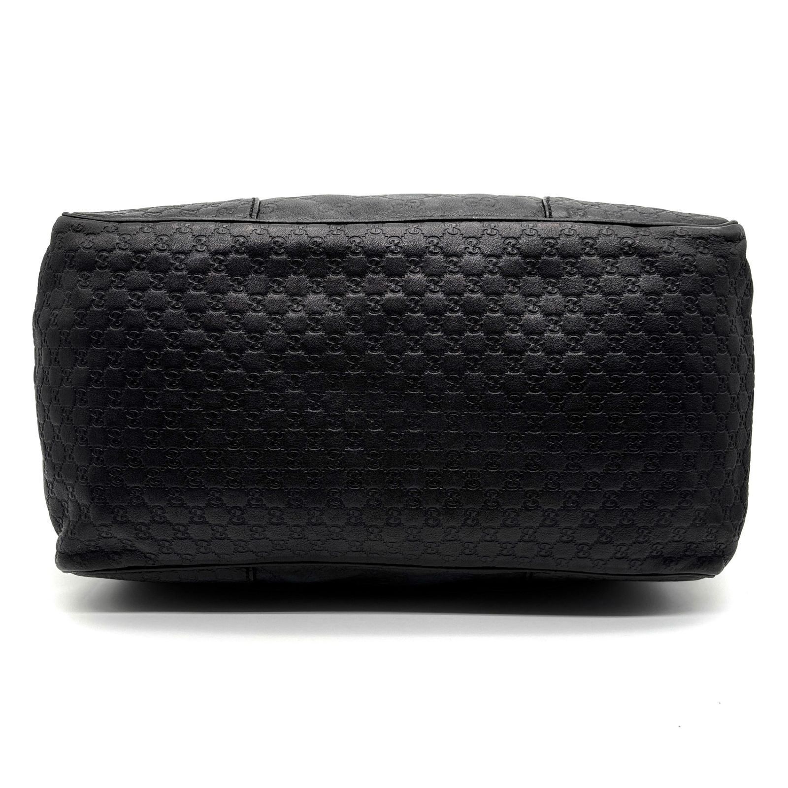 GUCCI グッチ グッチシマ GG トートバッグ レザー 本革 ブラック 黒 A4 