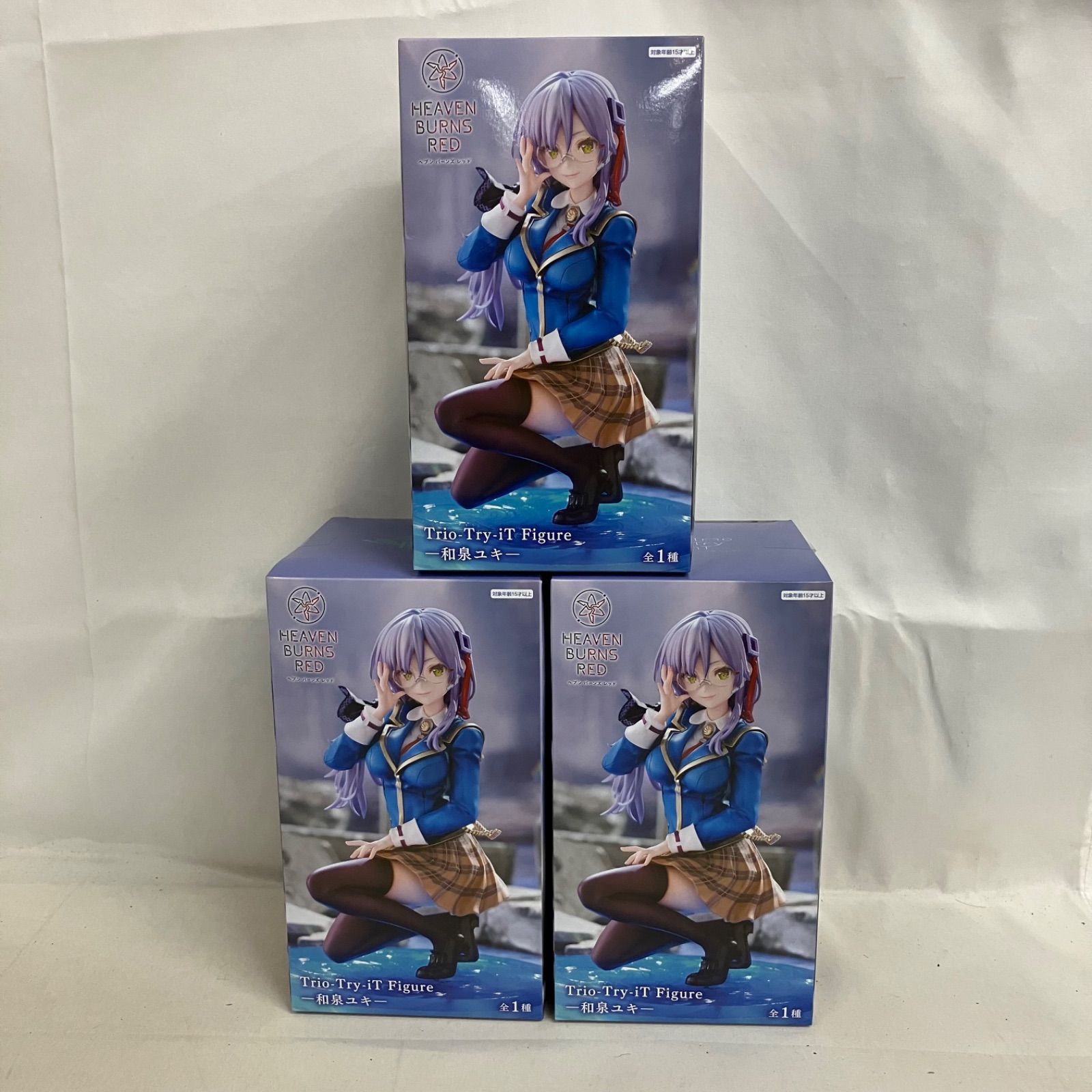 未開封 HEAVEN BURNS RED Trio-Try-iT Figure 和泉ユキ フィギュア 3個
