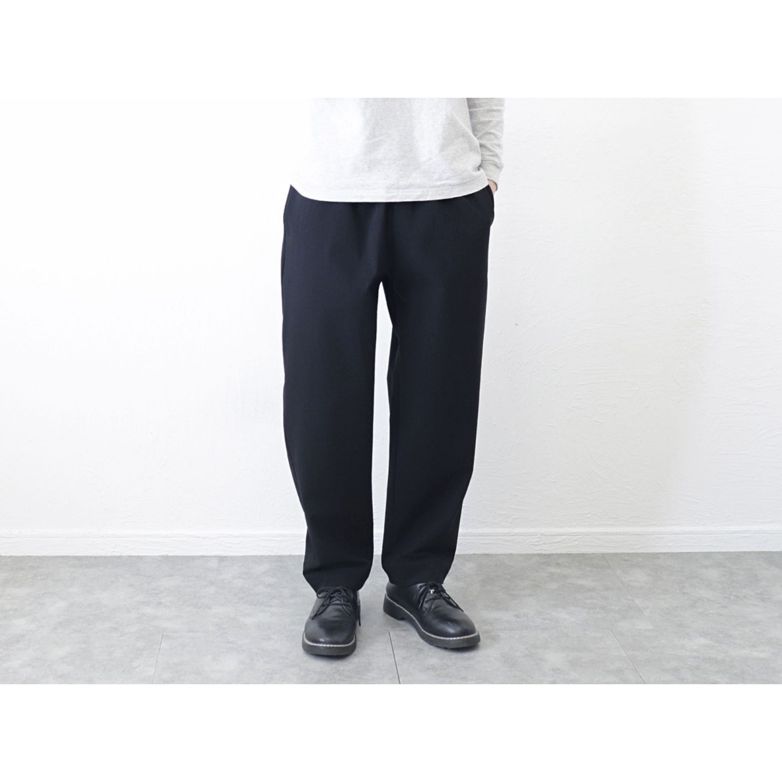 MANUAL ALPHABET / JOURPANTS TAPERED - BLACK マニュアル