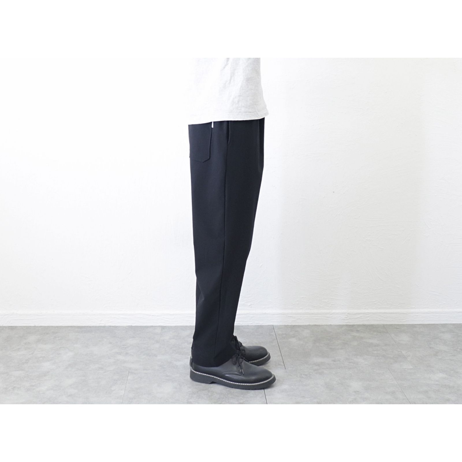 MANUAL ALPHABET / JOURPANTS TAPERED - BLACK マニュアル