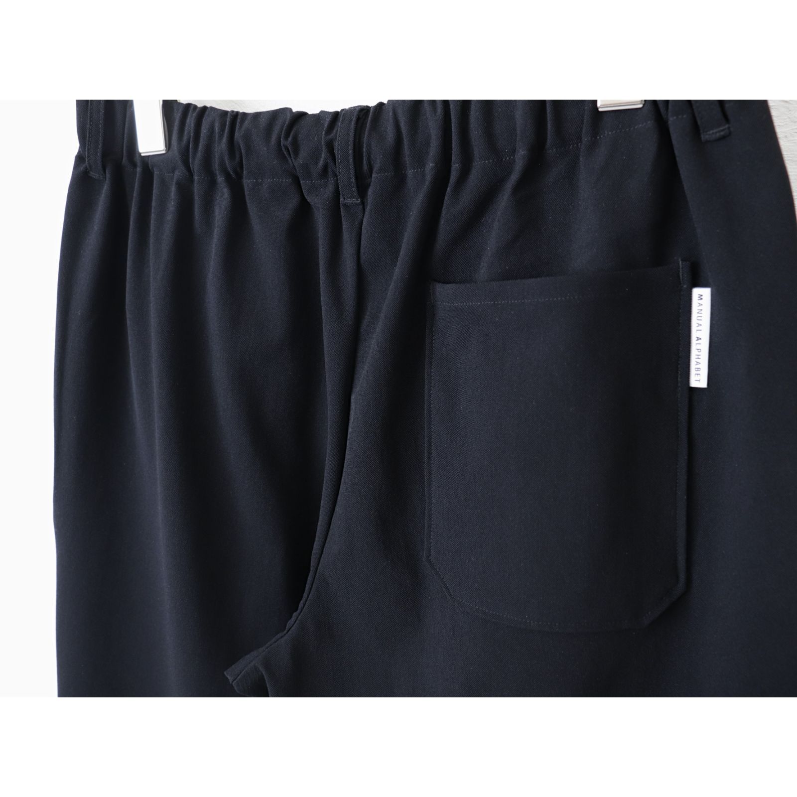 MANUAL ALPHABET / JOURPANTS TAPERED - BLACK マニュアル