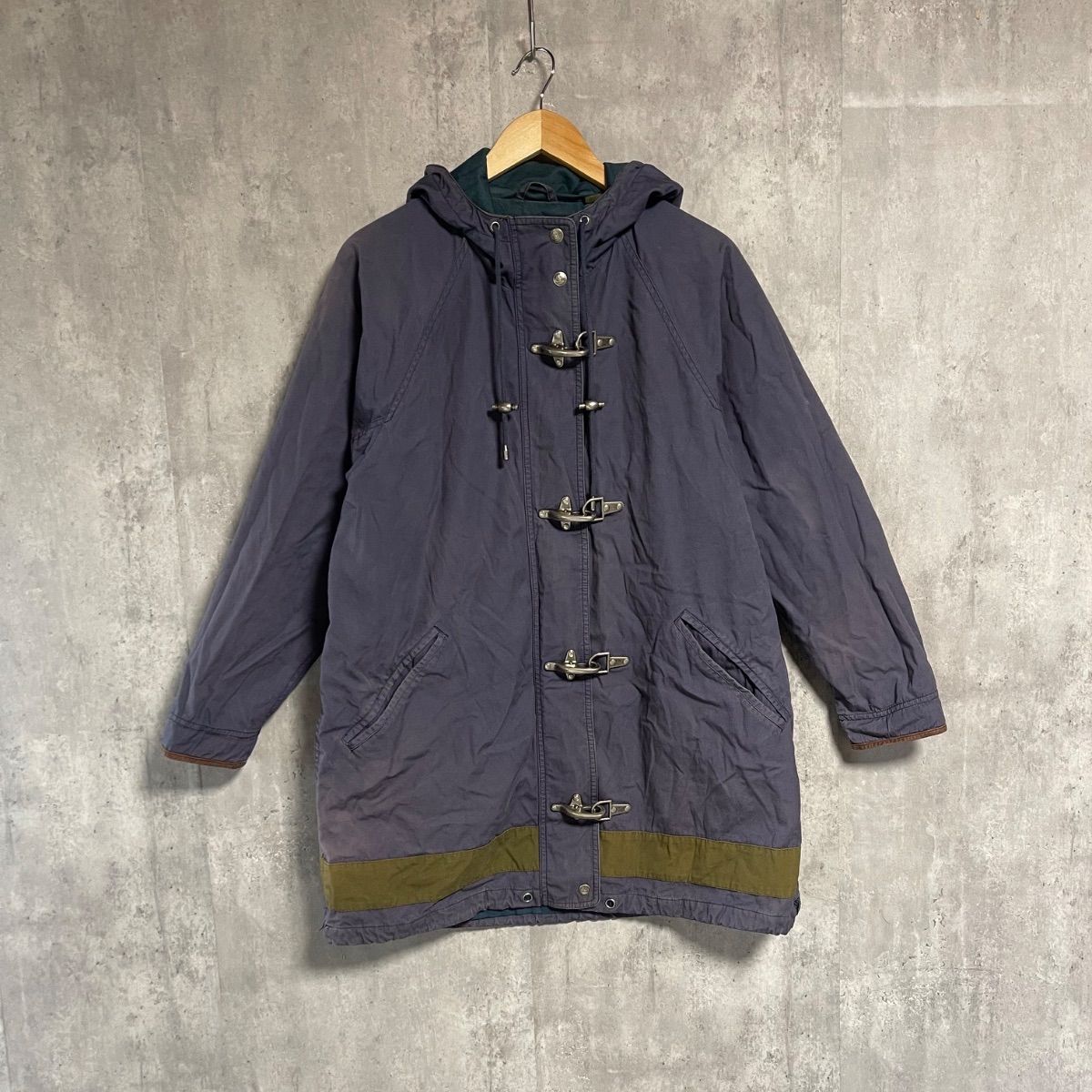 希少】90s ティンバーランド ファイヤーマンコート S 紺 ヴィンテージ 