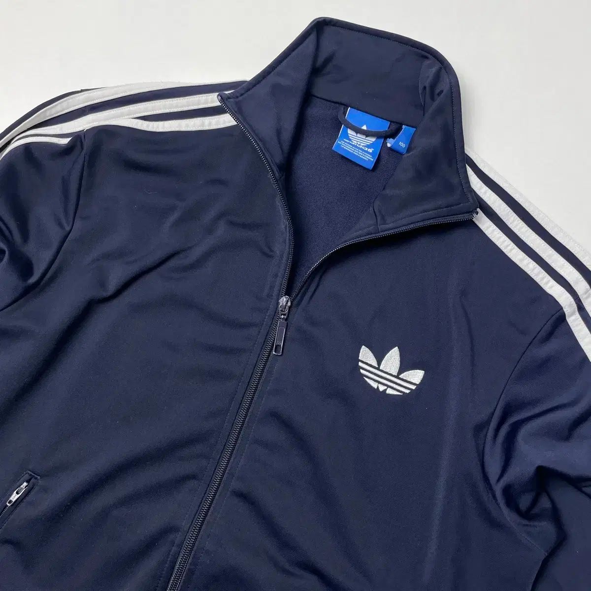 adidas(アディダス) ファイヤーバード ジャージ ネイビー 白 100-国内 