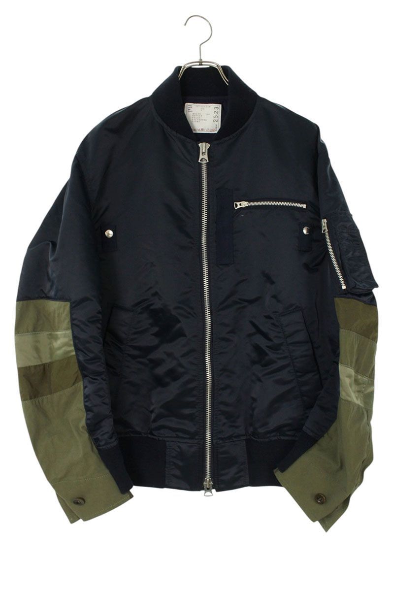 サカイ 21SS 21-02523M ナイロンツイルMA-1ブルゾン メンズ 3 - メルカリ