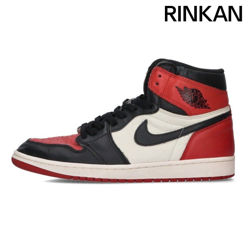 ナイキ 2018 AIR JORDAN 1 RETRO HIGH OG BRED TOE 555088-610