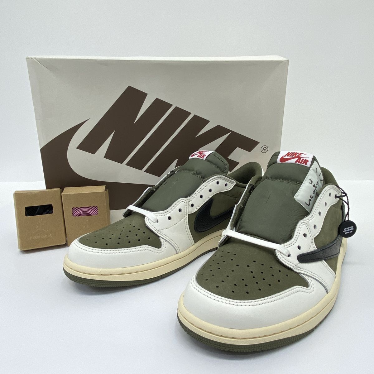 未使用】NIKE×Travis Scott ナイキ トラヴィススコット AIR JORDAN 1 