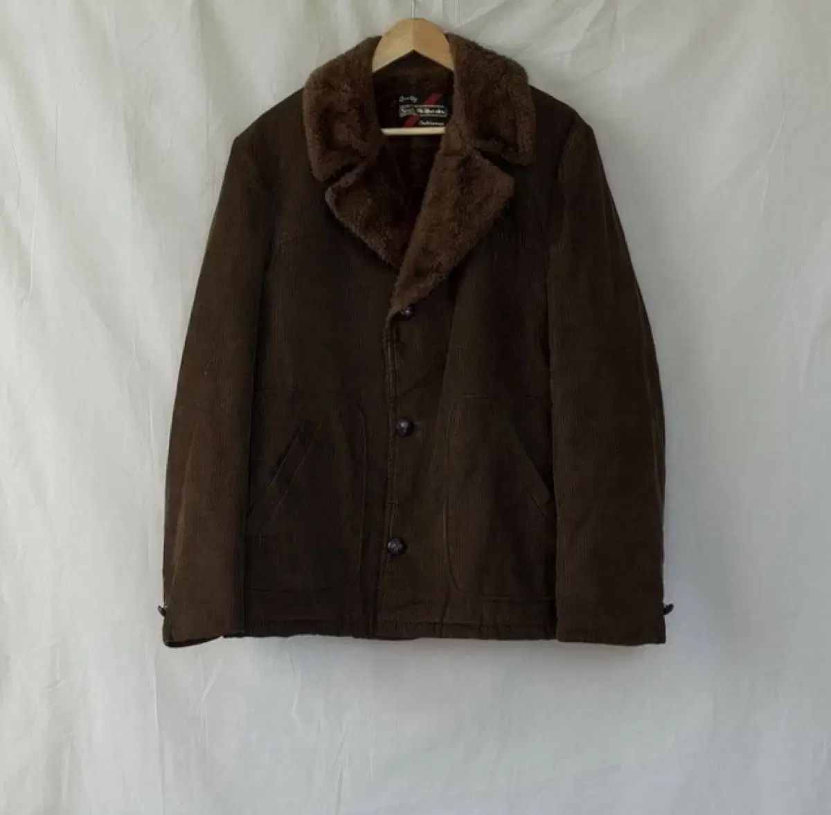 人気定番，SALE 70s ヴィンテージ Shearling コーデュロイ ジャケット