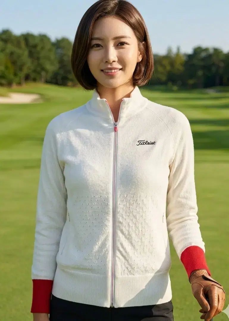 Titleist(タイトリスト) レディース ゴルフ ジャケット アイボリー M