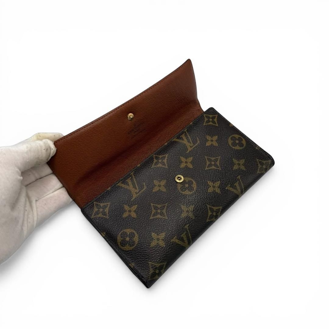 美品】ルイヴィトン 三つ折り財布 インターナショナル 美品】ルイヴィトン 三つ折り財布 インターナショナル