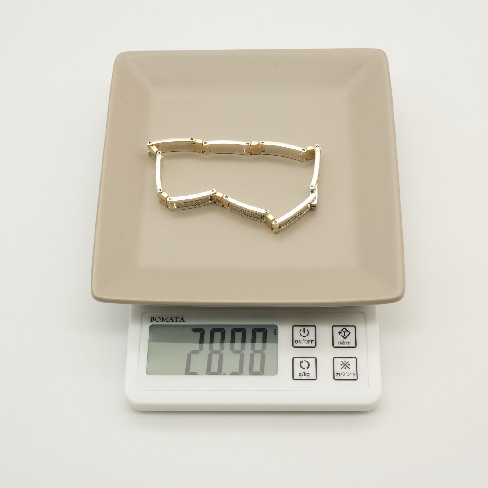 極美品 レダシルマ テニス コンビ di: ダイヤ ブレスレット/25-149M