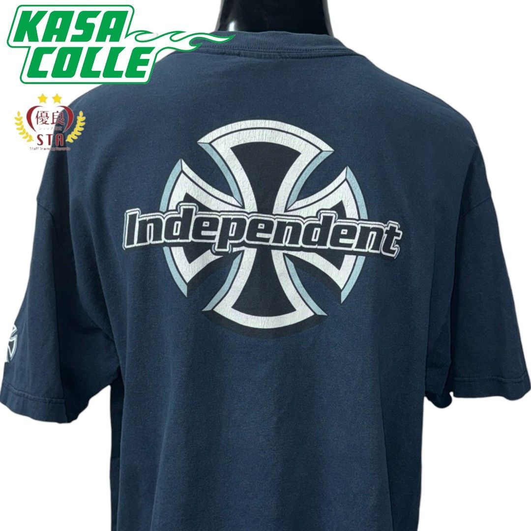 s*♪様 [希少NSHタグ] independent アイアンクロス Tシャツ INDEPENDENT】インディペンデント NHSタグ アイアンクロスロゴプリント