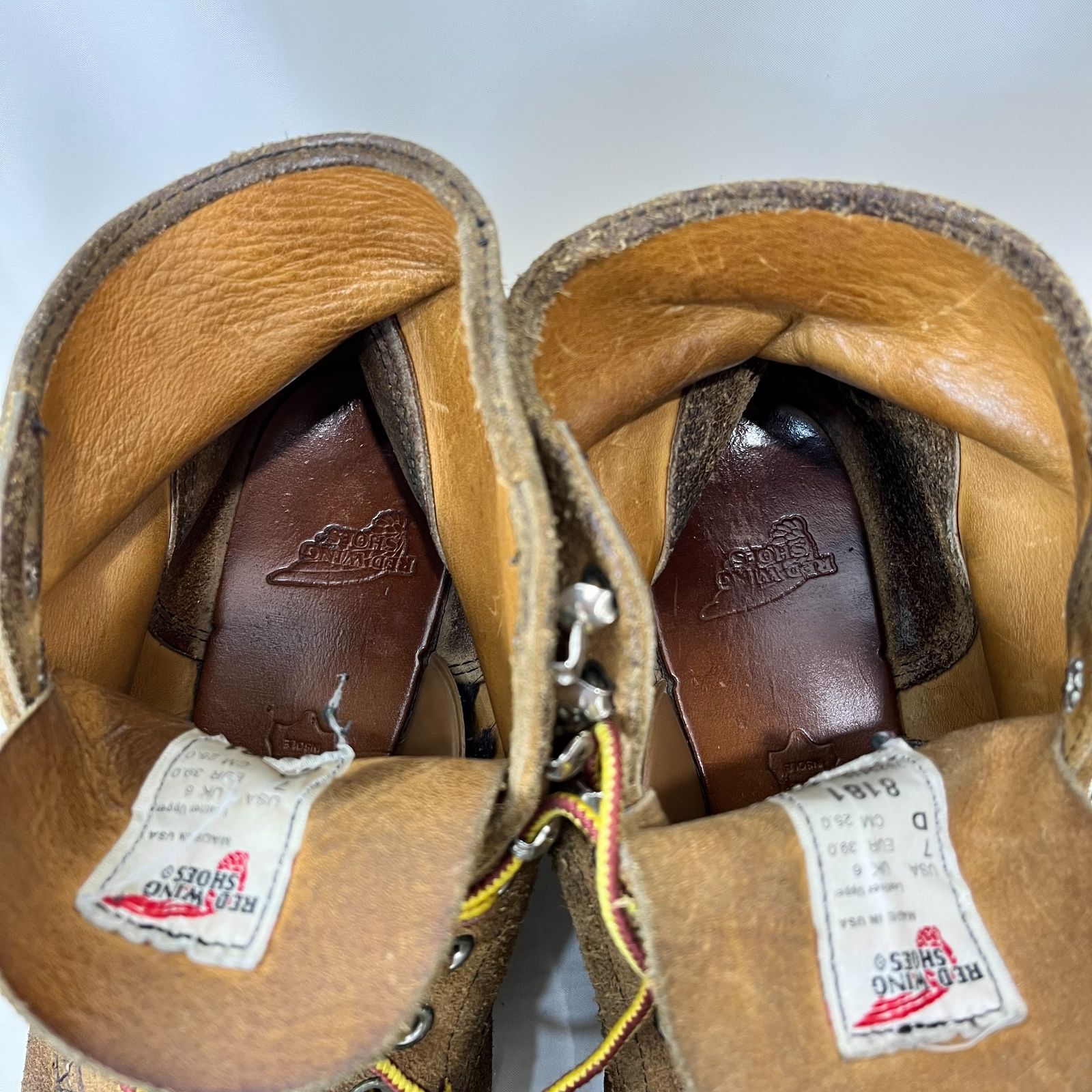 REDWING レッドウィング 8181 US7 Size:25cm スウェード レースアップ