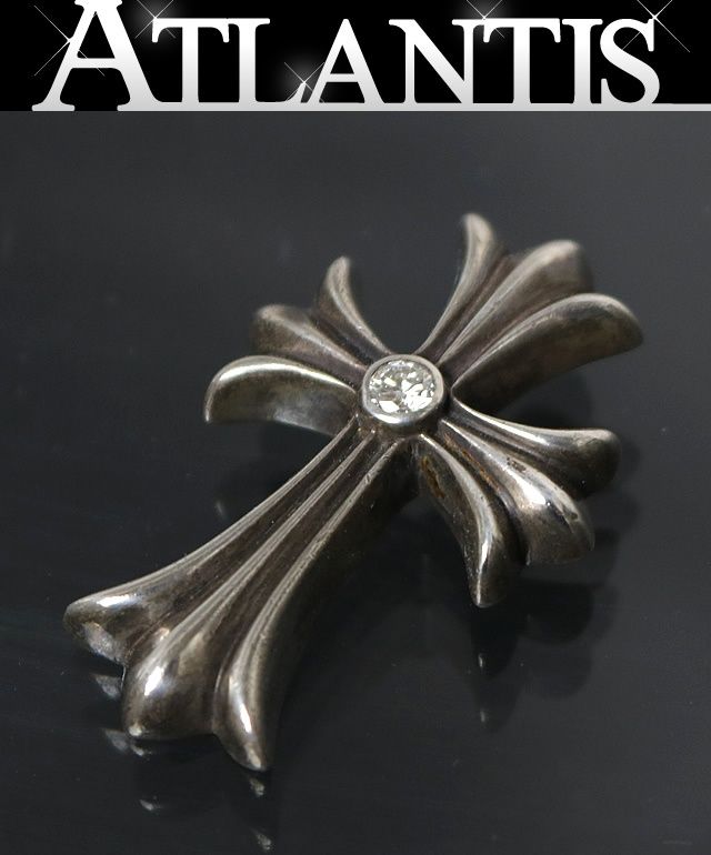 CHROME HEARTS 銀座店 クロムハーツ スモールCHクロス ペンダント