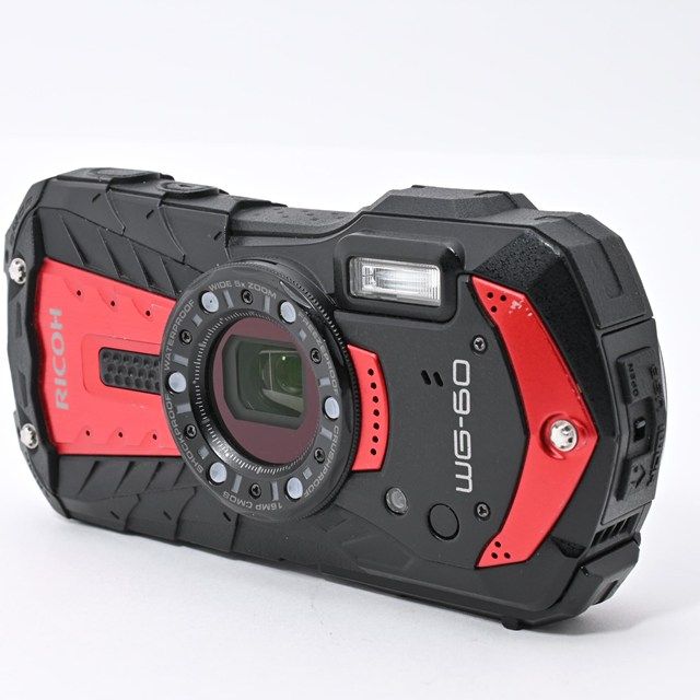 良品> RICOH WG-60 レッド|防水コンパクトデジタルカメラ 良品> RICOH WG-60 レッド|防水コンパクトデジタルカメラ