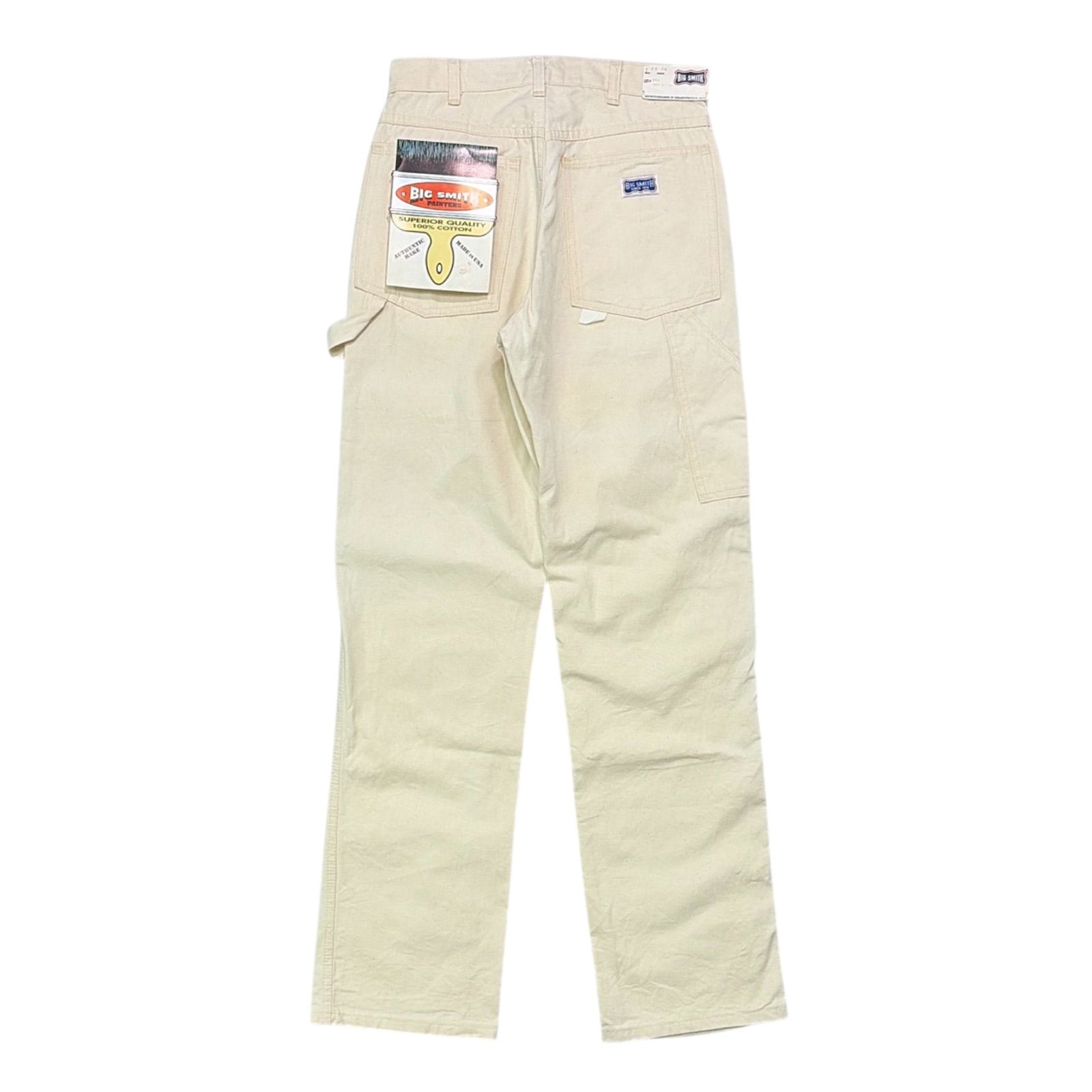 デッドストック 70s BIG SMITH ビッグスミス 生成り ペインター パンツ 