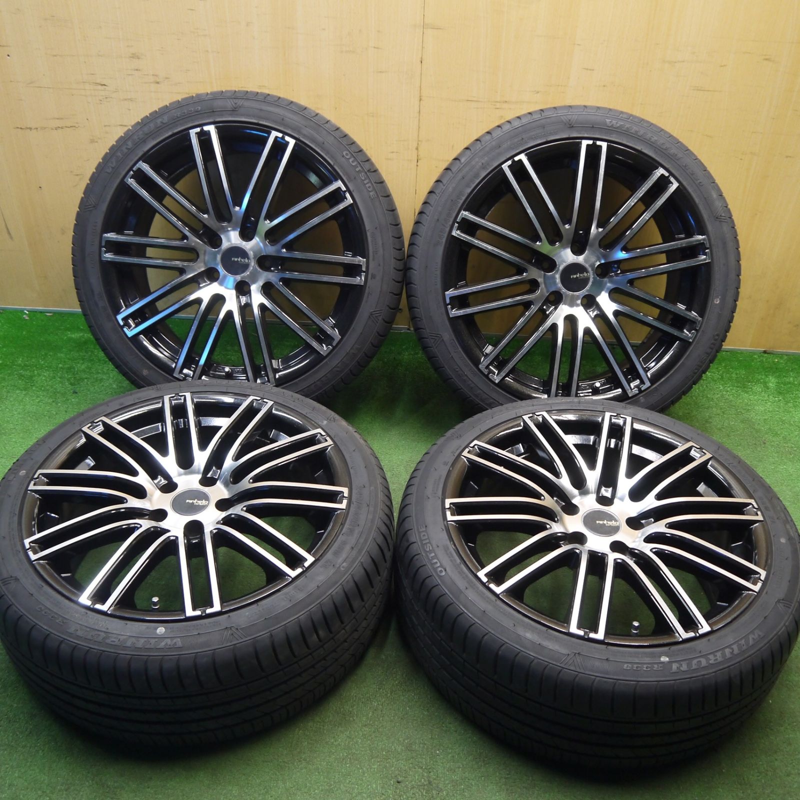 バリ溝！23年！9分☆Anhelo corazon VALDES 245/40R19 ウィンラン R330 
