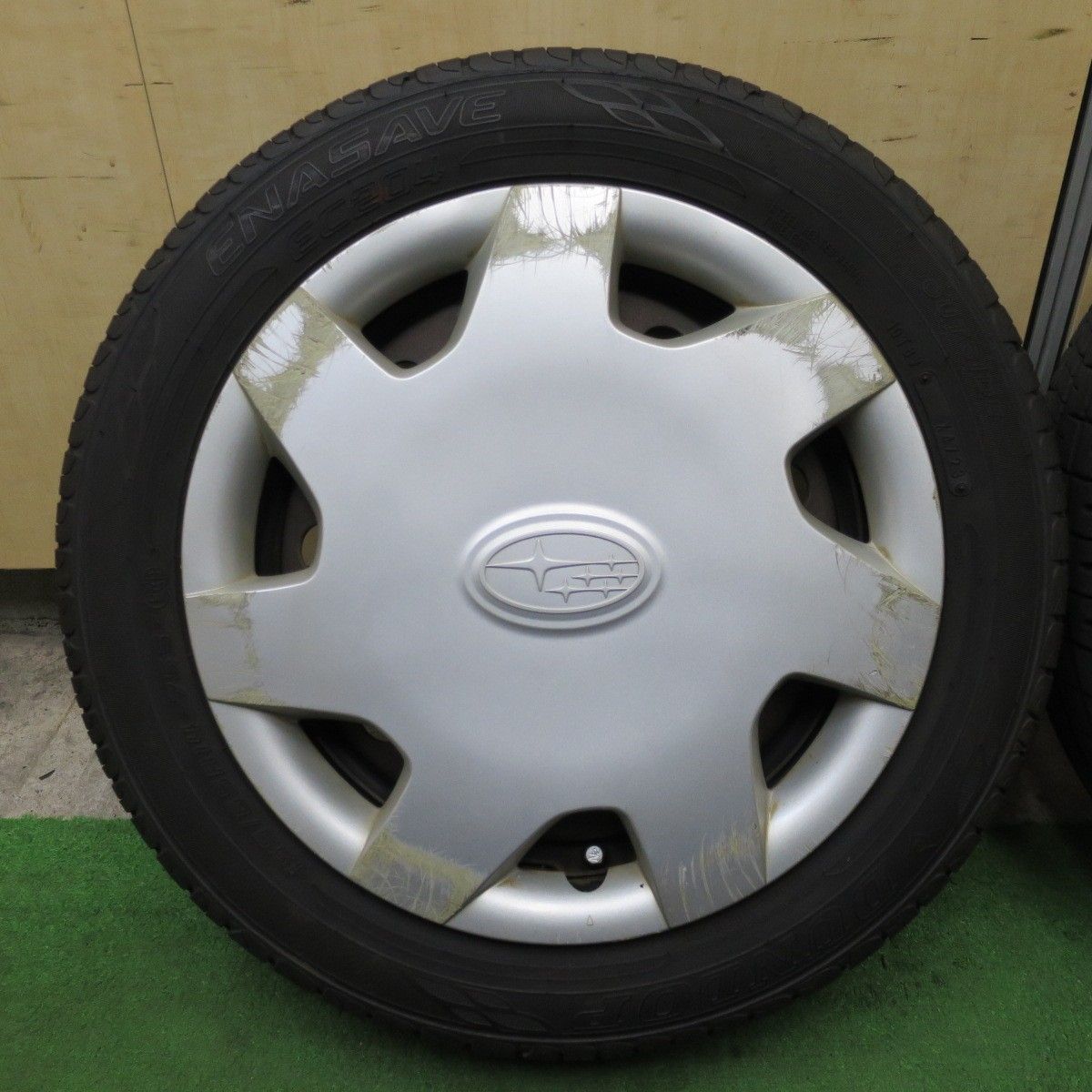 4本価格！23年☆スバル ステラ プレオ 等 純正 スチール 155/65R14 