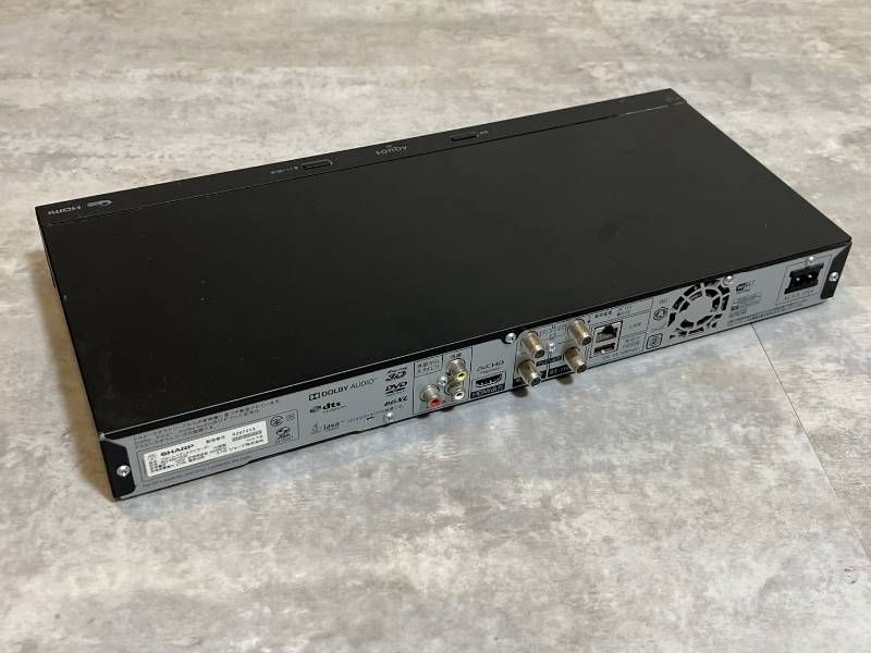 【中古】SHARP ブルーレイレコーダー BD-NW1200 SHARP ブルーレイディスクレコーダー BD-NW1200 18年製 リモコン付