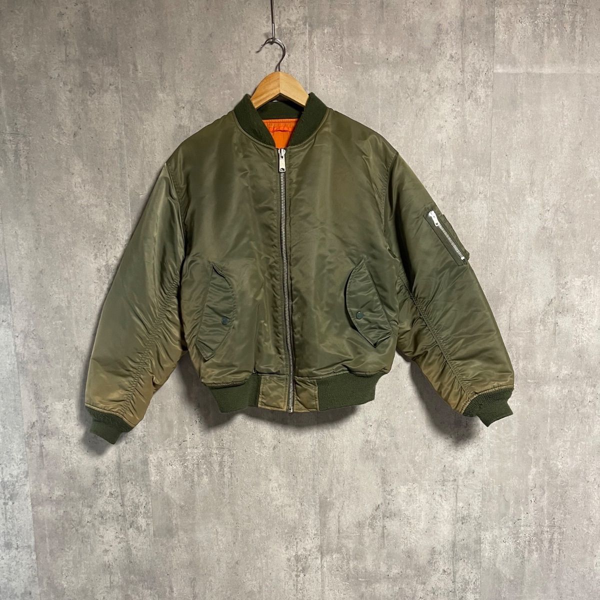 90s old uniqlo MA-1 vintage 古着　即購入OK UNIQLO ユニクロ ヴィンテージ MA-1 フライトジャケット old UNIQLO
