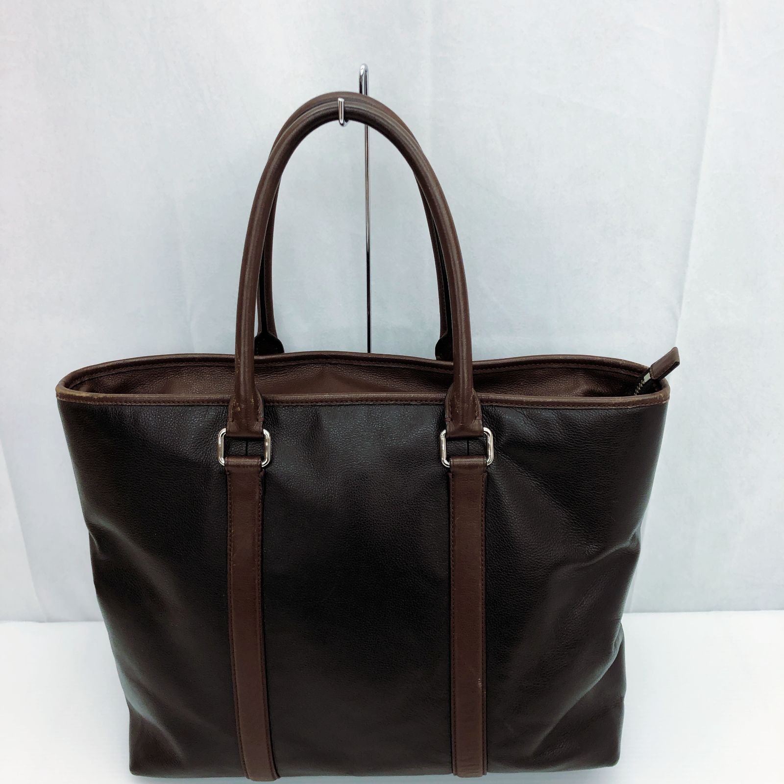 メンズ 【COACH】メトロポリタン トート レザー ビジネスバッグ ブラウン
