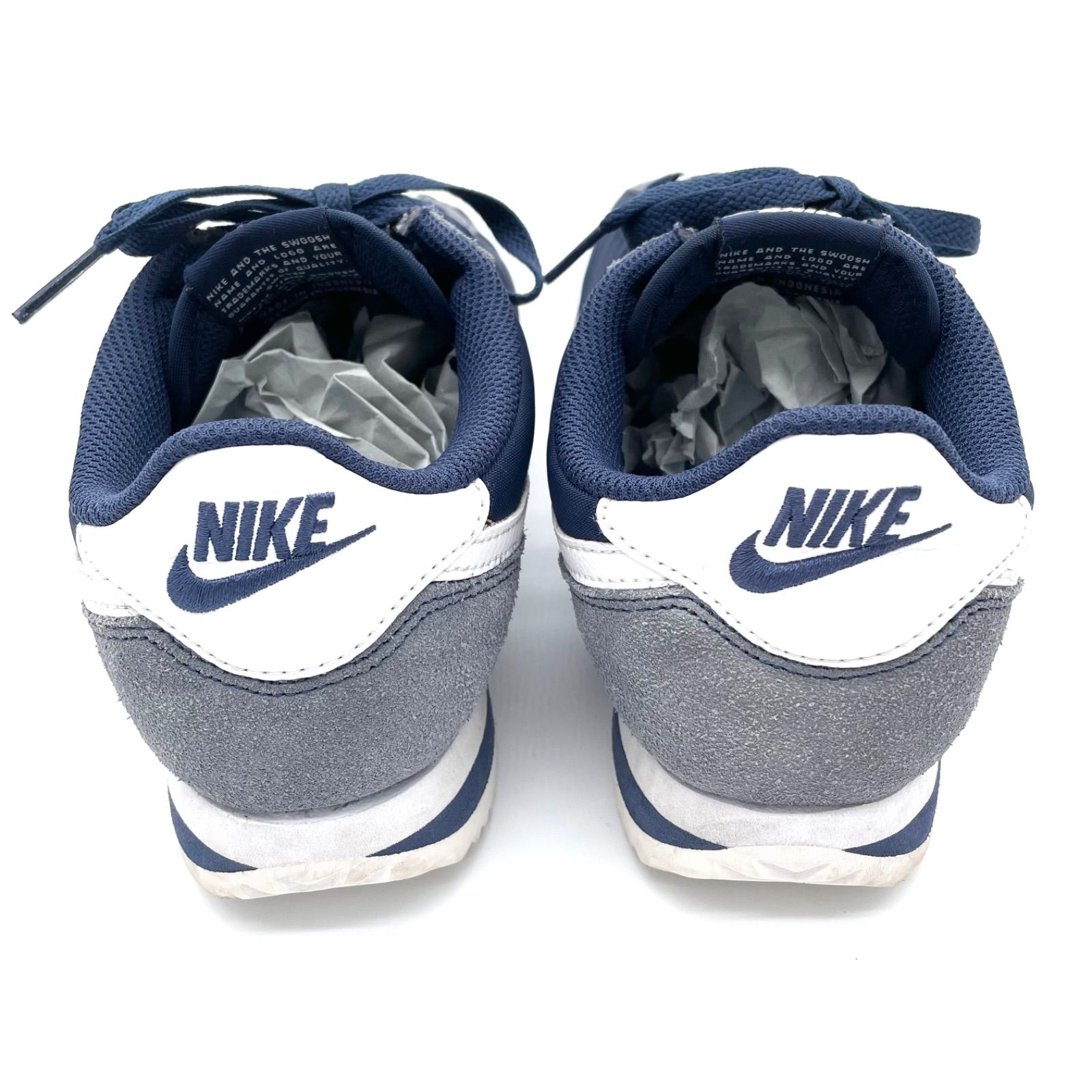 ナイキ コルテッツ スニーカー ネイビー グレー 実寸23.5cm NIKE 中古 