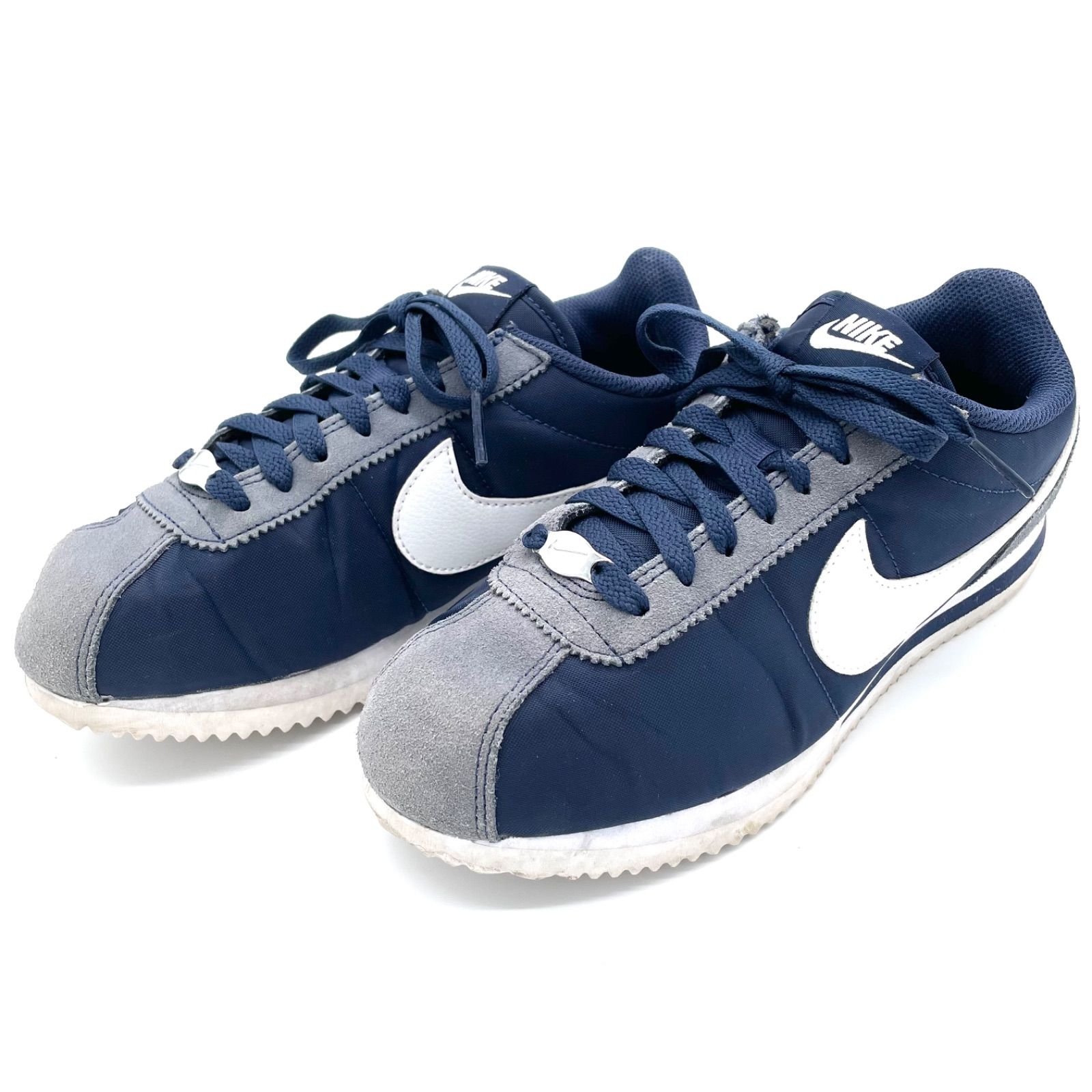 ナイキ コルテッツ スニーカー ネイビー グレー 実寸23.5cm NIKE 中古 