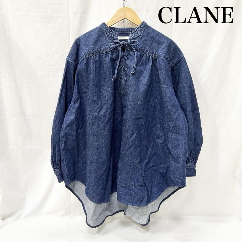 クラネ LACE UP DENIM TOPS レースアップデニムトップス 11122-4372 