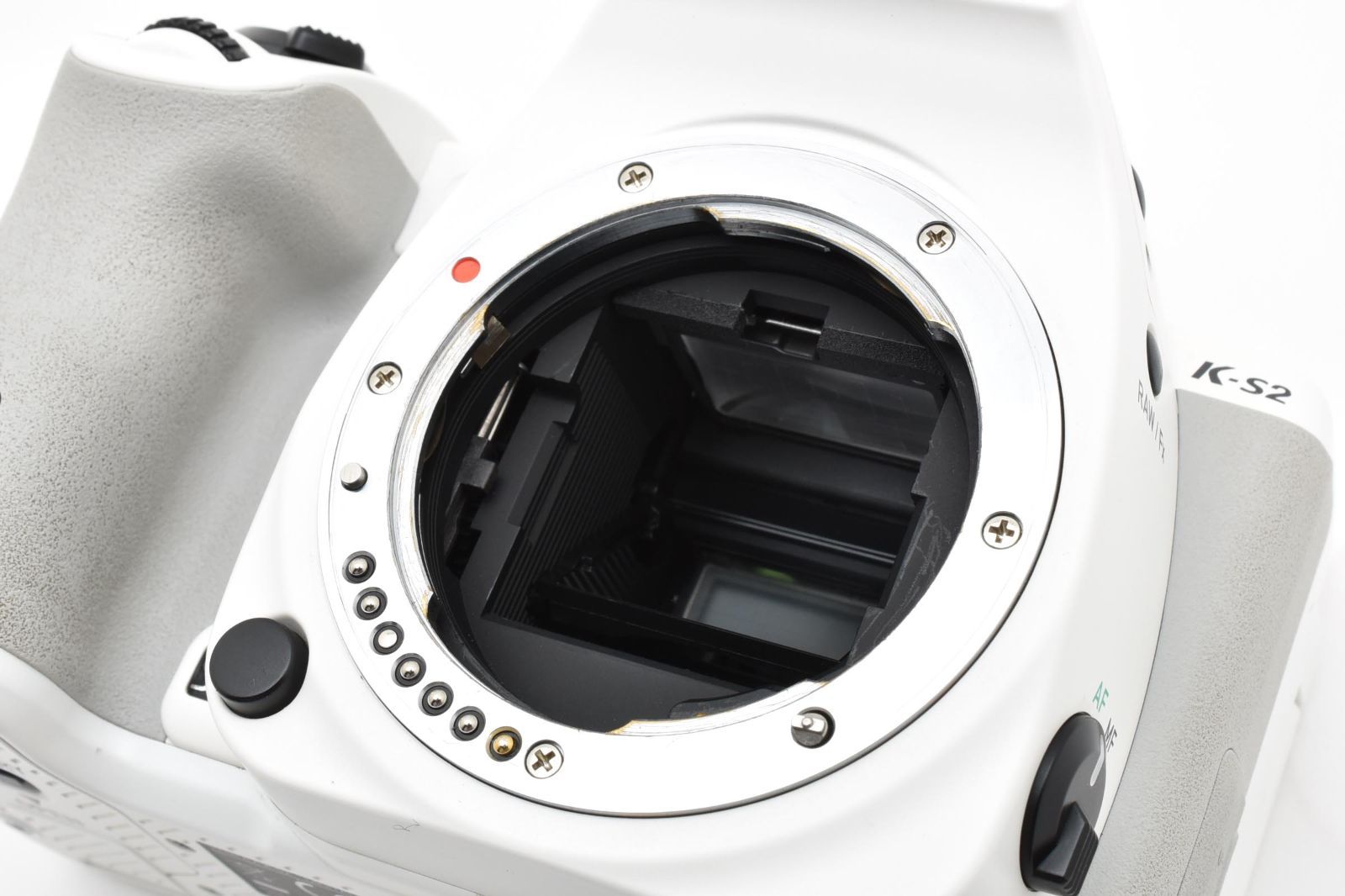 ☆訳あり外観極上☆ ペンタックス PENTAX K-S2 ボディ ホワイト 動作