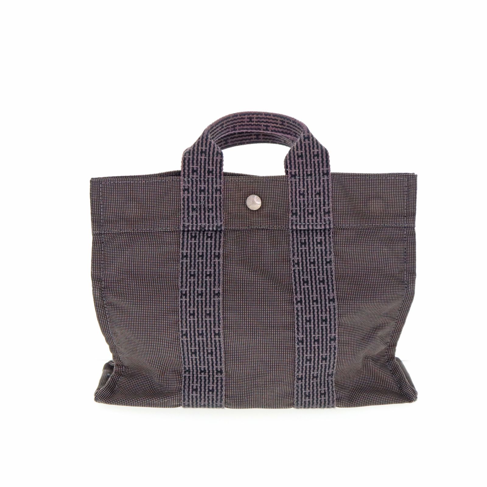 中古】HERMES エルメス エールライントートPM トートバッグ キャンバス 