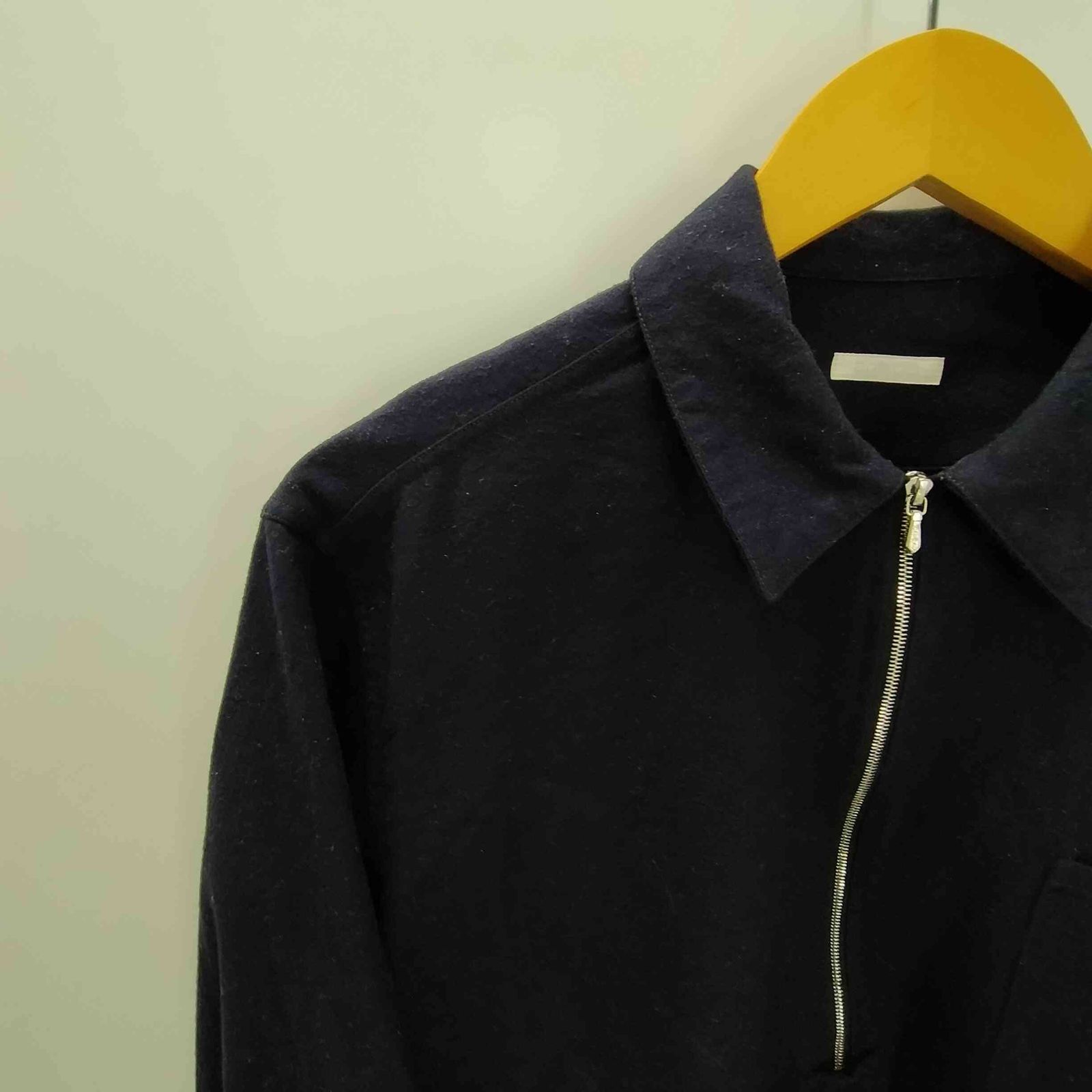 コモリ COMOLI 16AW ウール フラノ ZIP シャツ メンズ JPN：1 - メルカリ