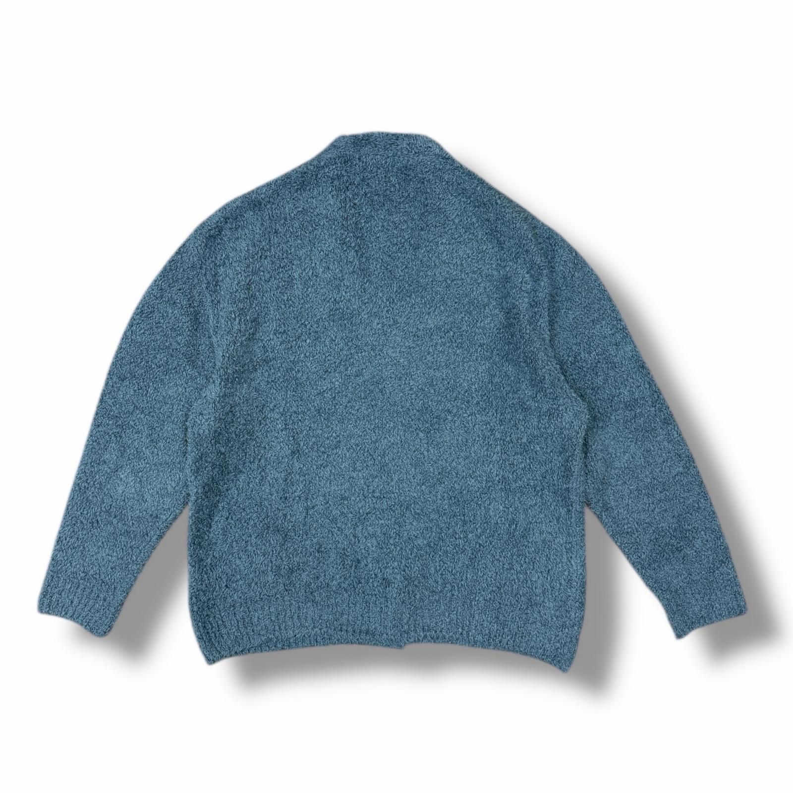 CALEE × EYYA 25AW KNIT C/F CARDIGAN コットンフリースカーディガン 