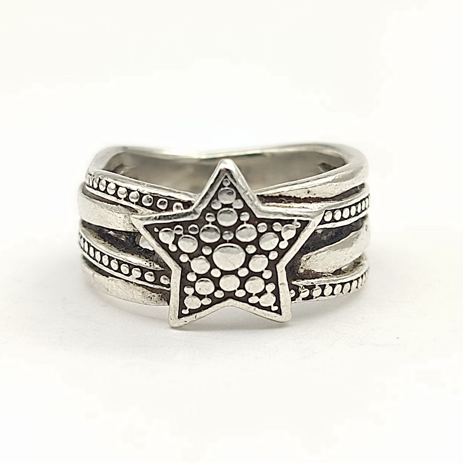 美品】スターモチーフリング 星 SILVER シルバー925 9号 5.8g - メルカリ