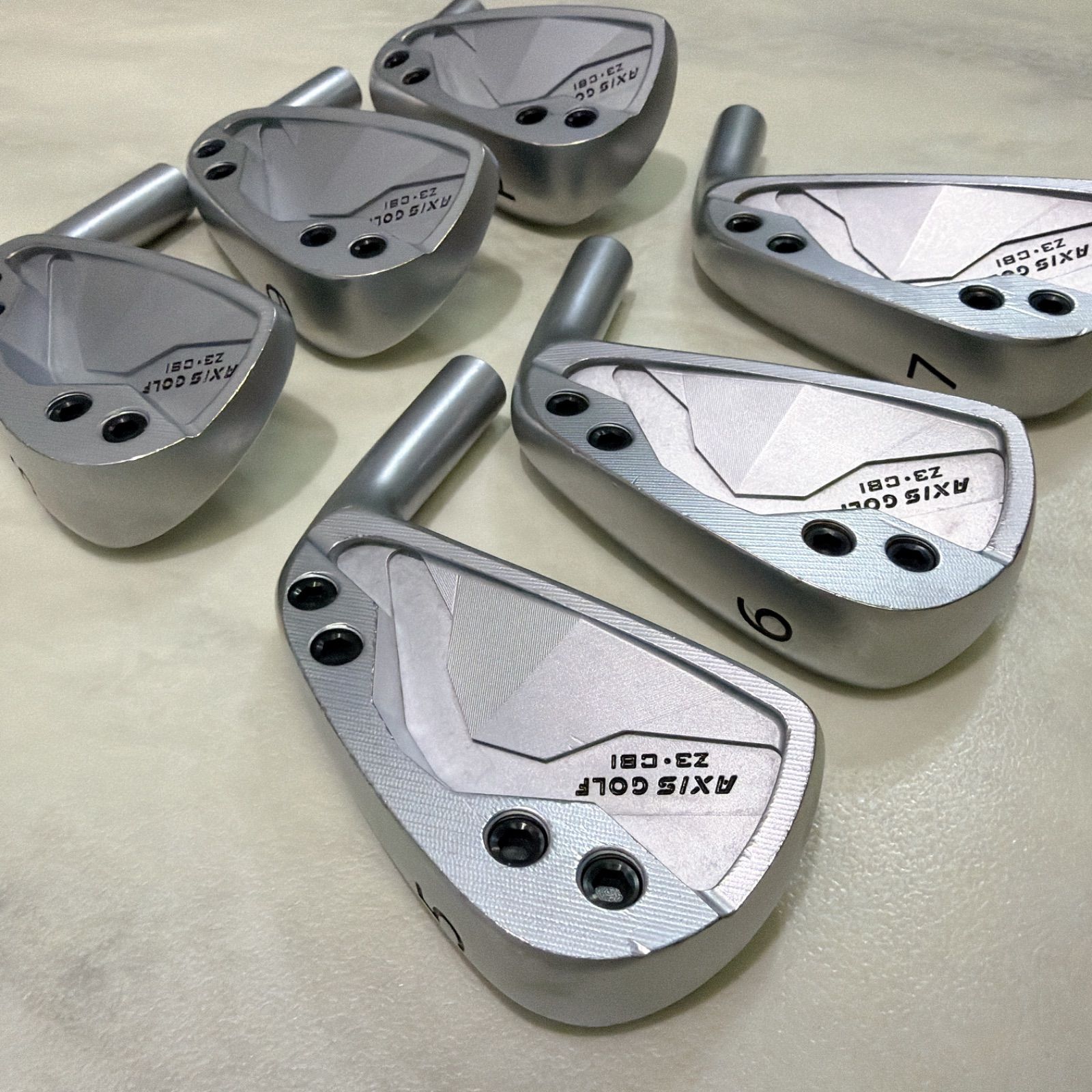 地クラブ AXIS GOLF Z3 CBI IRON 2023年モデル 5-PW 6個セット ヘッド 