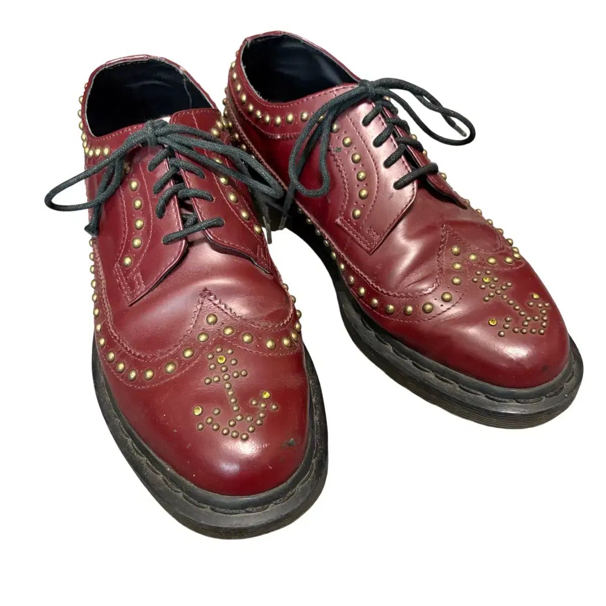 正規品，得価DR. MARTENS ドクターマーチン スタッズ ウイングチップ THE B ドビ 260 ローファー