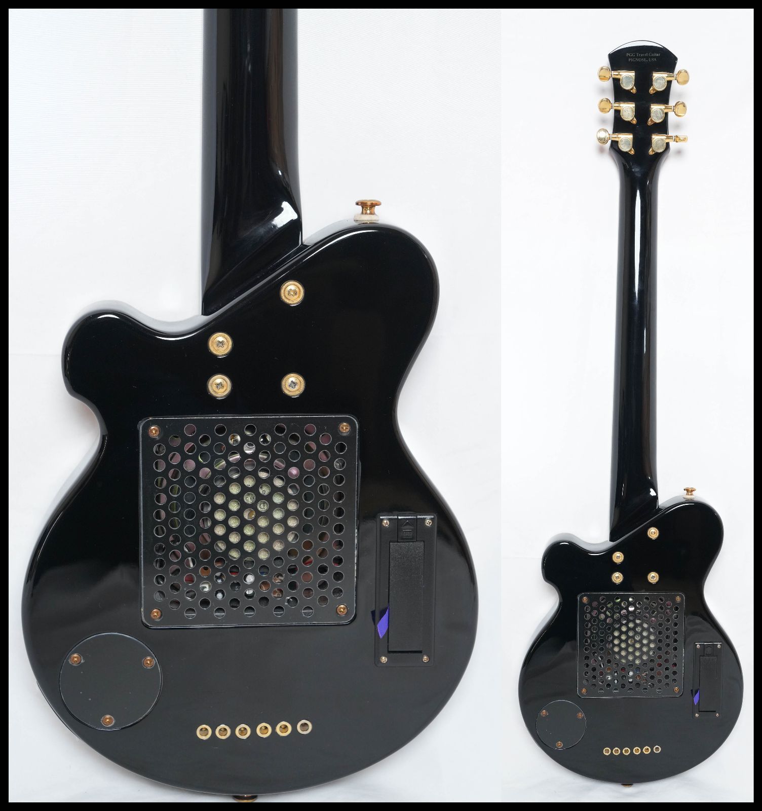 ☆Pignose PGG-259 BK アンプ内蔵ミニギター/トラベルギター 美品