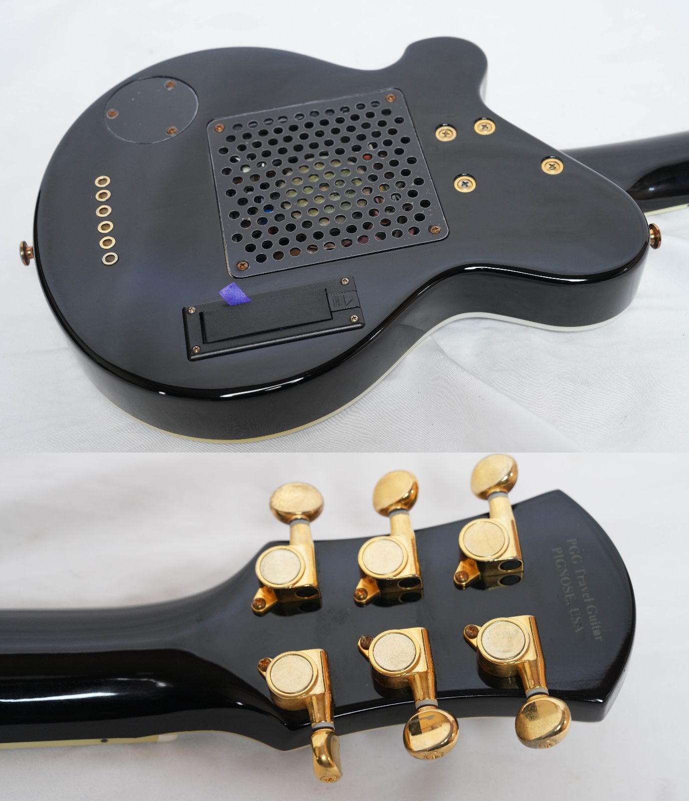 ☆Pignose PGG-259 BK アンプ内蔵ミニギター/トラベルギター 美品