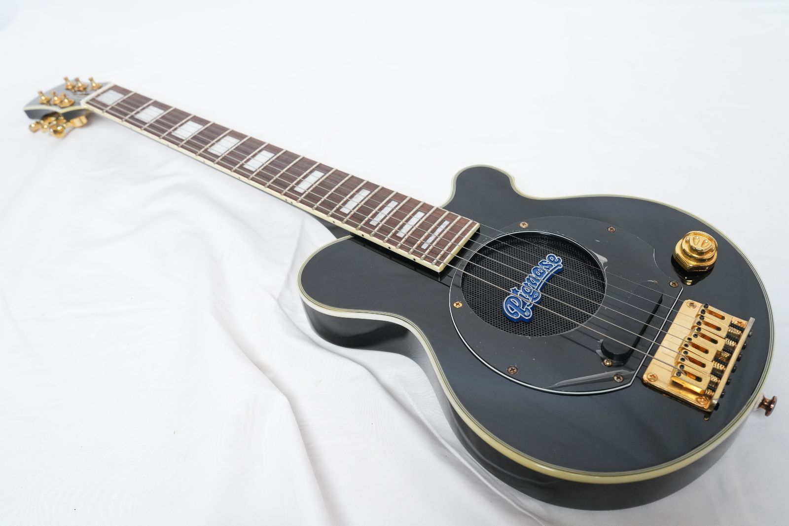 ☆Pignose PGG-259 BK アンプ内蔵ミニギター/トラベルギター 美品
