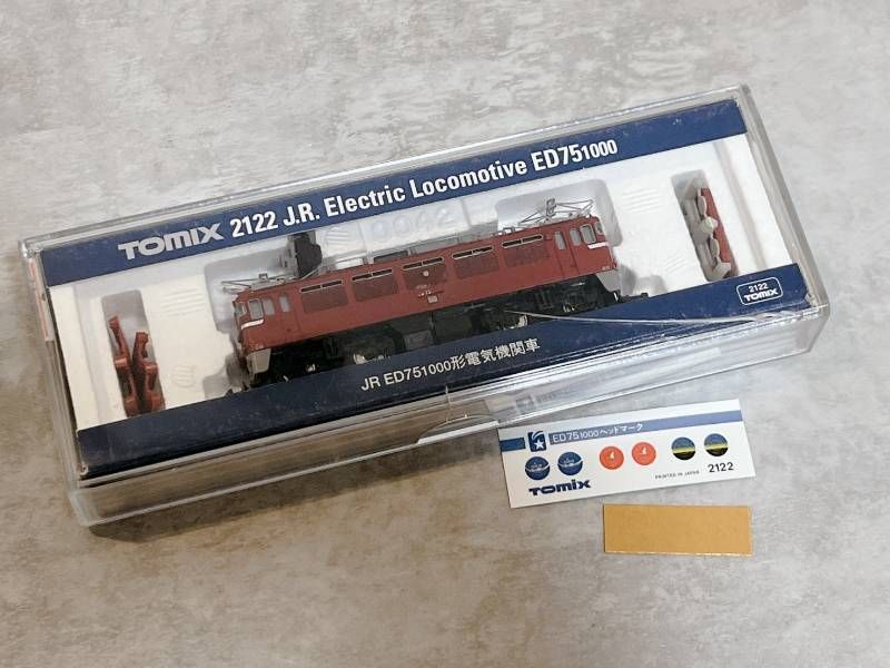 TOMIX JR ED75-1000形電気機関車 品番2122 Nゲージ 現状品 - メルカリ