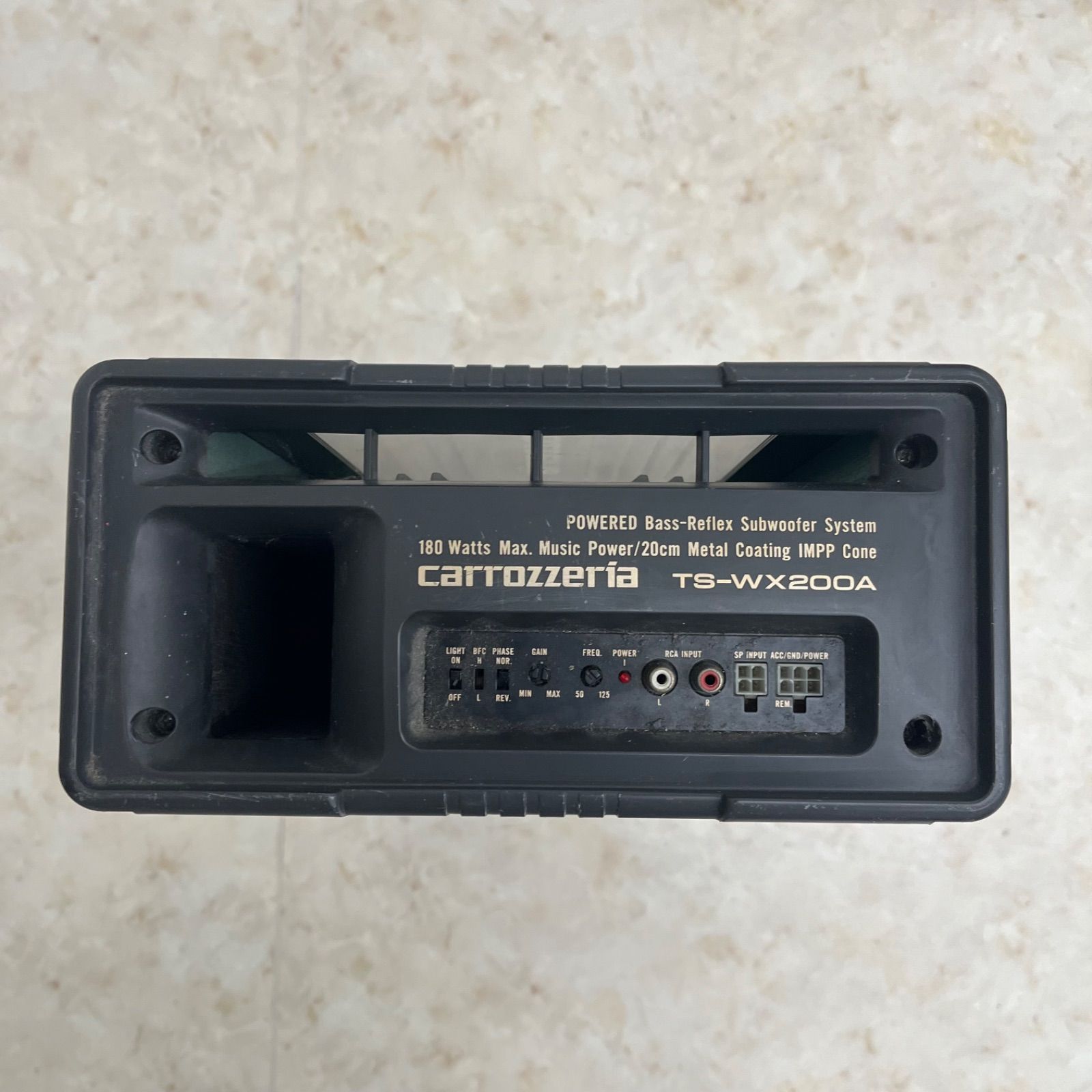 動作未確認】Pioneer TS-WX200A ウーファー carrozzeria レ 【公式通販】