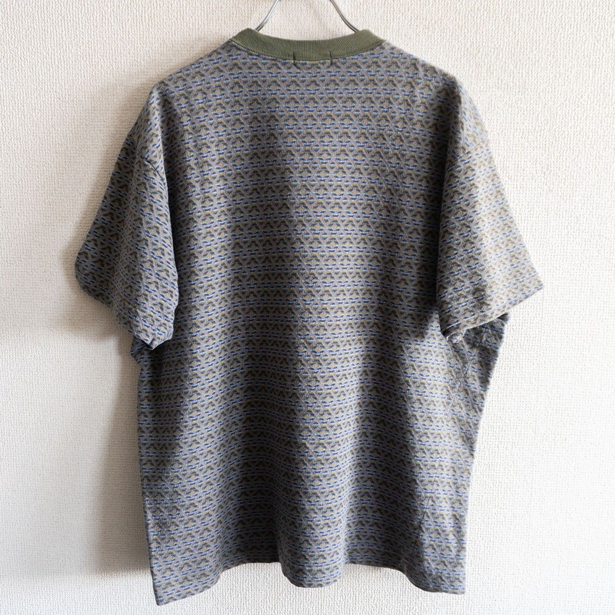 80s/USA製】OLD STUSSY【総柄 Tシャツ】L ステューシー オールド 