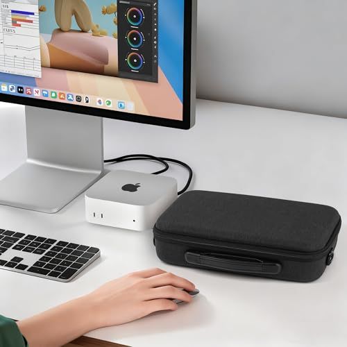 Geekria デスクトップコンピューターハードトラベルケース、アップル