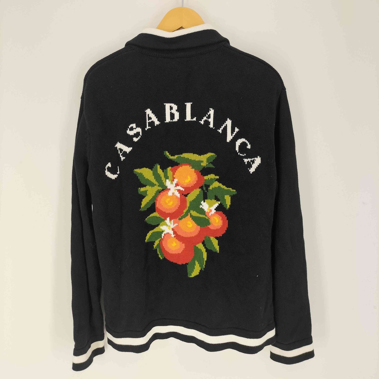 カサブランカ Casablanca Orange Knit Cardigan オレンジ ニット