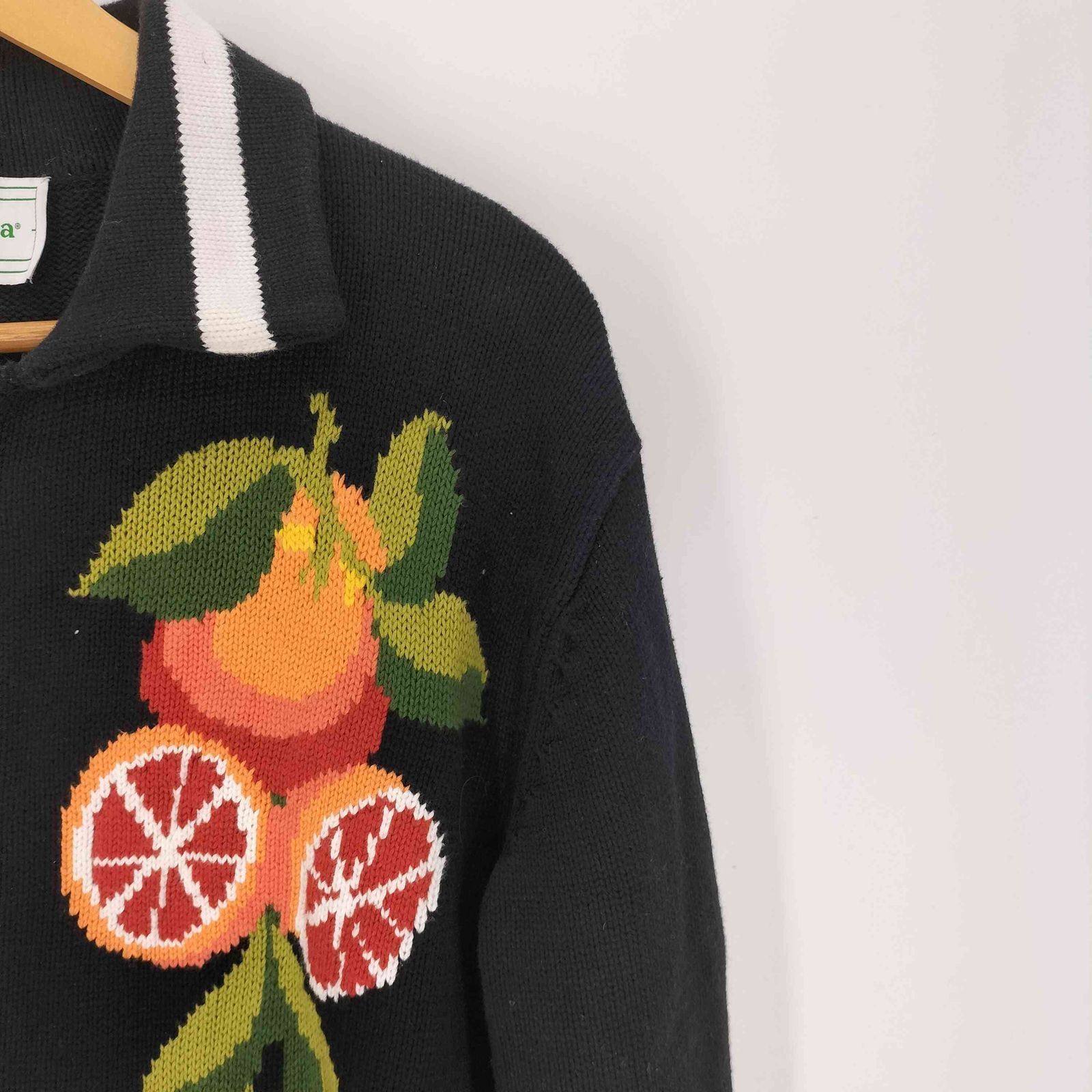 カサブランカ Casablanca Orange Knit Cardigan オレンジ ニット