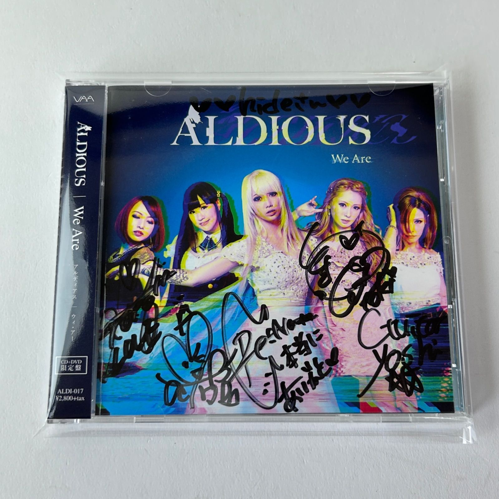 Aldious/アルディアス/直筆サイン入写真付CD/Defended Desire